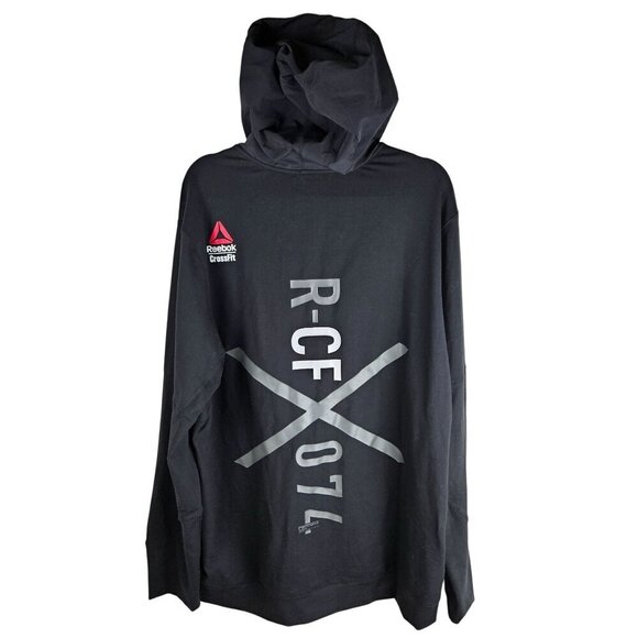 Reebok CrossFit Zip Up Rare 2014 Hoodie Jacket Men's 2XL Santa Cruz CA, CR-055 - Picture 1 of 12